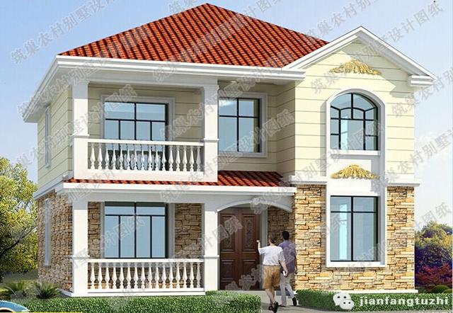 二層實用漂亮農村自建房，140㎡2廳5室帶堂屋，造價25萬