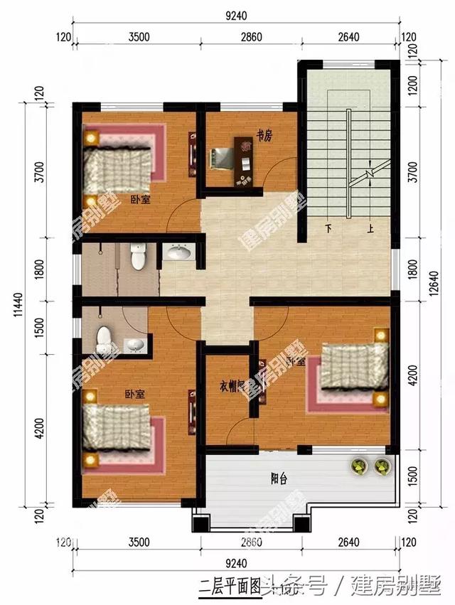 多風格設計的兩棟三層別墅設計圖，總有一款style適合你！