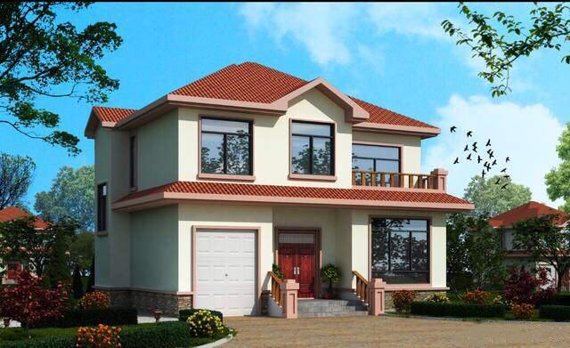 占地小，造價低，現代感爆表的自建別墅圖，色彩絢麗，干凈明亮，真的越看越喜歡！