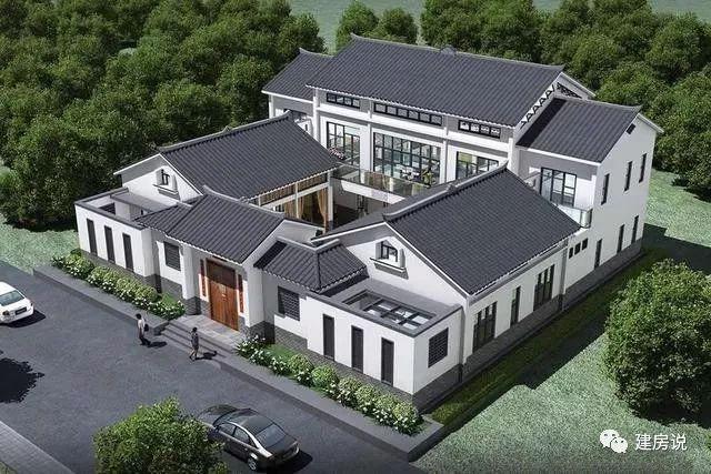 用一組別墅圖告訴你們，現(xiàn)在的中式四合院設(shè)計(jì)的真的不是一般的出彩