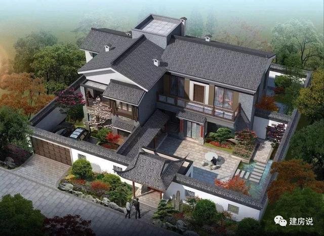 用一組別墅圖告訴你們，現(xiàn)在的中式四合院設(shè)計(jì)的真的不是一般的出彩