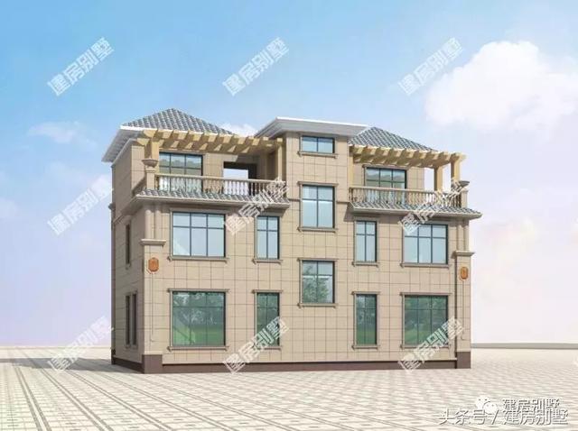 三層雙拼別墅設計圖，14.5×10米，住進去就是一種享受。