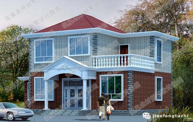 三層豪華農村自建房，3廳7室10×12帶臥室套房，外觀十分大氣。