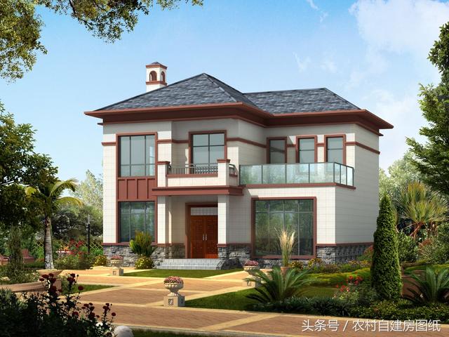 3款二層農(nóng)村小別墅，簡(jiǎn)單又實(shí)用，做法很容易，造價(jià)也都不貴，建給父母長(zhǎng)面子。