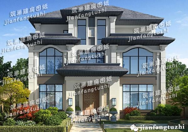 三層7房農村自建房，10*13米，經典又洋氣。