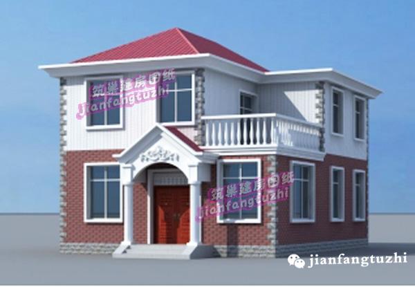 二層農村自建房，9x12米，110平米，5臥2廳。