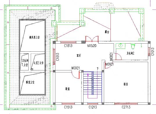 三層農(nóng)村自建房，16*11米，2廳7室?guī)Ы∩矸?套房，造價40萬。