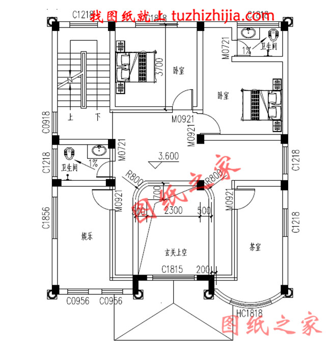 5套農村三層房屋圖，主體15萬，不用攢錢都能建