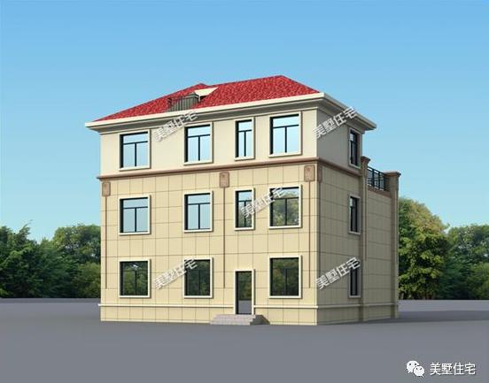 三層自建別墅，12X12米，造價30萬，愜意田園生活，令人羨慕。