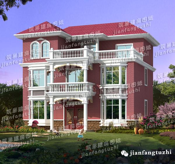 一層農(nóng)村別墅設(shè)計(jì)圖，2廳4臥，造價(jià)15萬，經(jīng)濟(jì)實(shí)用。