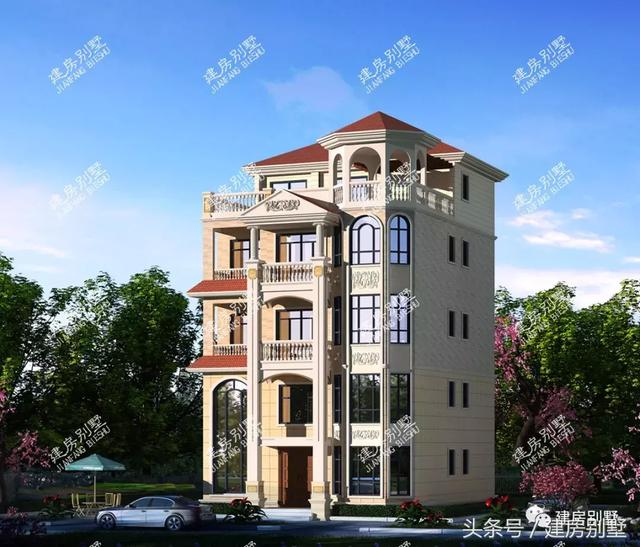 兩棟5層農(nóng)村別墅，超豪華，第一棟你們村首富都不一定建得起。