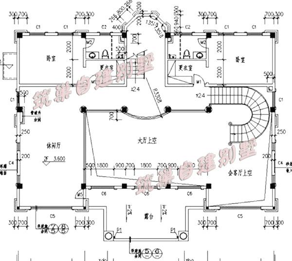 歐式四層別墅設計圖，20X18米，戶型豪華氣派！