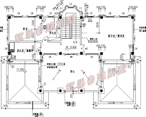歐式四層別墅設計圖，20X18米，戶型豪華氣派！