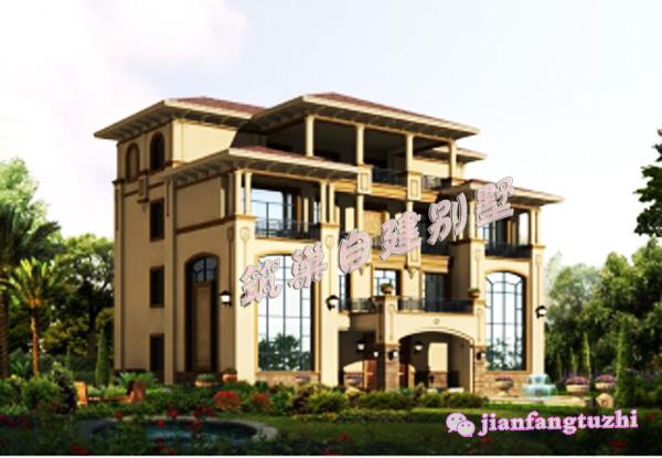 歐式四層別墅設計圖，20X18米，戶型豪華氣派！