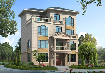 130平米最新氣派農村四層樓房設計圖，四層樓房圖片