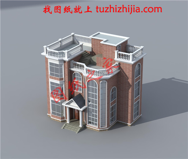 三層農村蓋房設計圖,占地90平面左右,屋頂設置成露臺