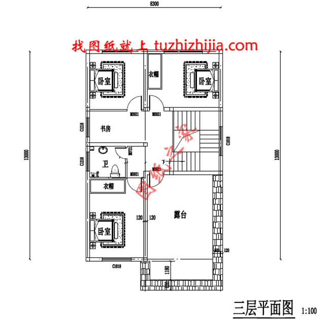 8米寬12米長房屋設計圖及效果圖，10套全新設計圖紙