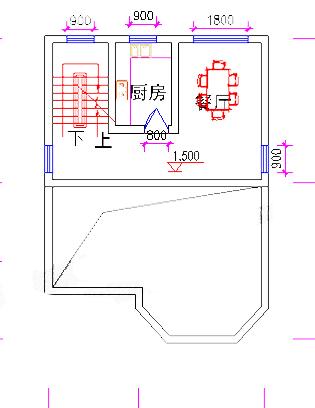 三層小戶型別墅設計圖，80平米，3廳5臥帶閣樓層車庫，造價20萬。