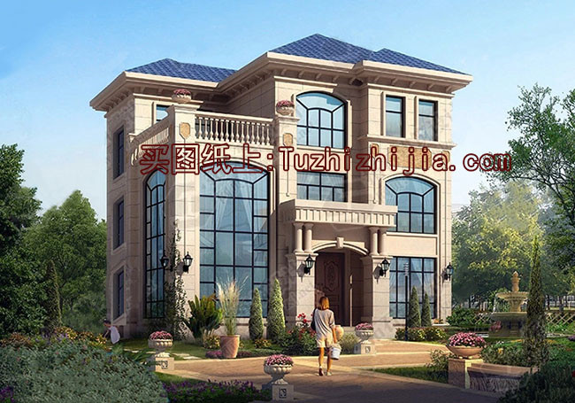 6款25萬(wàn)左右農(nóng)村三層別墅圖，保證讓你眼前一亮