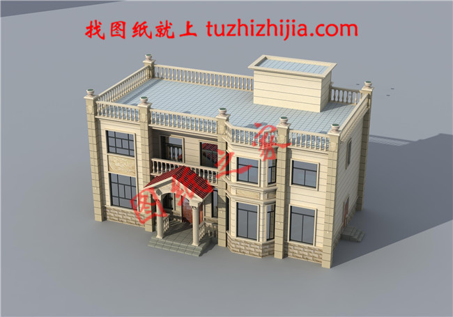 最漂亮的農村二層小樓,平屋頂的設計對于農村來說尤為便利