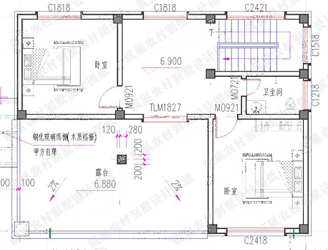 2廳6臥三層農村自建房，15×10米，多露臺設計，僅用25萬！