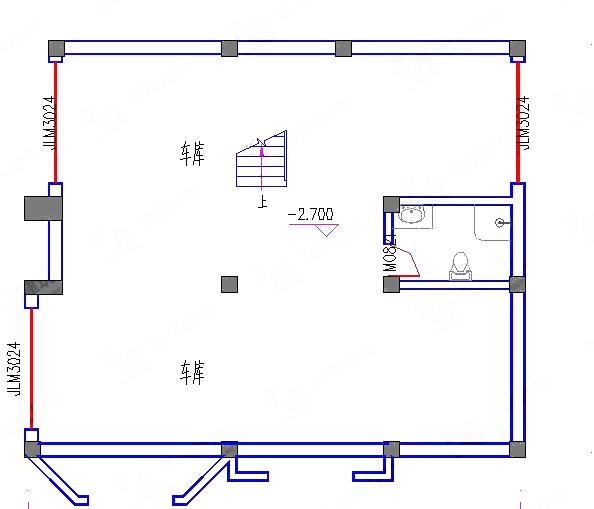 三層獨棟別墅設計圖，2廳8臥，地下車庫+挑空客廳+豪華主臥，造價42萬