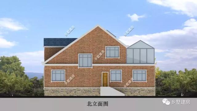 農村二層別墅圖主體造價僅需29萬左右，帶車庫、露臺，配超大庭院，既實用又美觀！