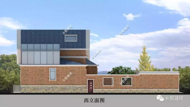 農村二層別墅圖主體造價僅需29萬左右，帶車庫、露臺，配超大庭院，既實用又美觀！