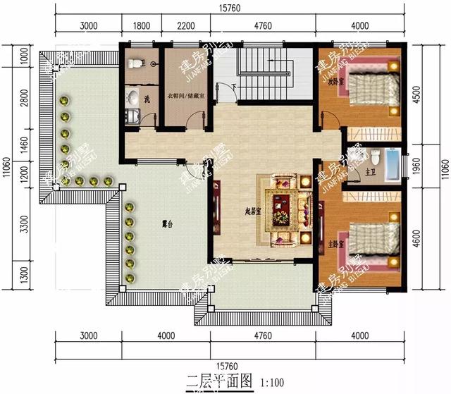 3棟實用美觀最適合農村建的別墅圖，簡單美觀又實用。