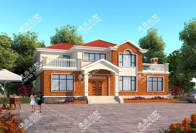 3棟實用美觀最適合農村建的別墅圖，簡單美觀又實用。