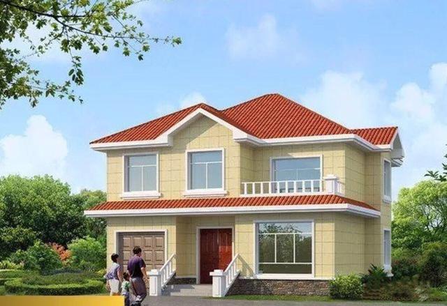 三款漂亮的農(nóng)村二層自建房設(shè)計圖，簡單實用還不貴，人人都能建的起