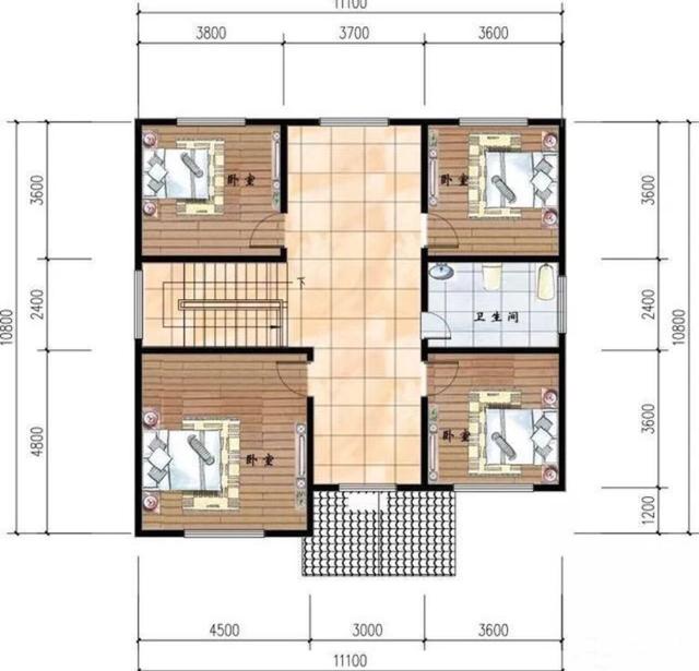 三款漂亮的農(nóng)村二層自建房設(shè)計圖，簡單實用還不貴，人人都能建的起