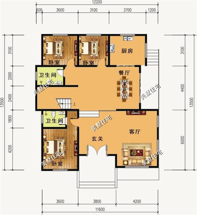 3款風格各異的自建別墅圖，每一棟都是值得建的好房子，你喜歡哪個呢