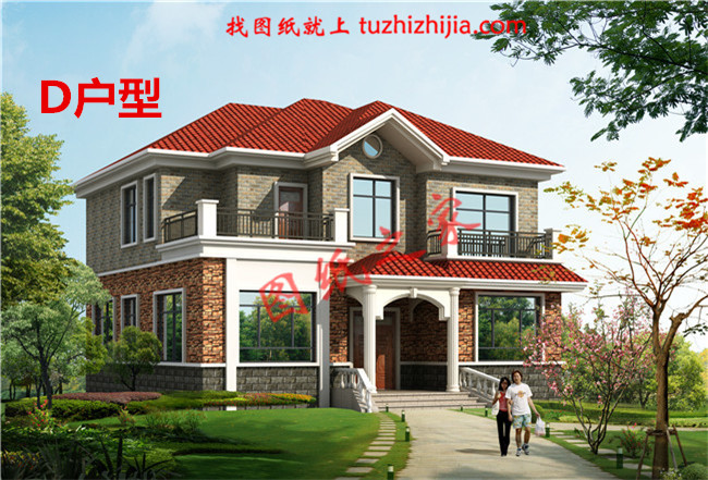 農(nóng)村18萬元二層小樓圖紙，漂亮實用的農(nóng)村二層樓房設(shè)計圖