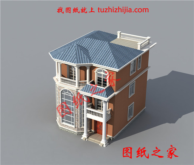 100平米兩間三層樓房設計圖,農村蓋房舒服實用最重要