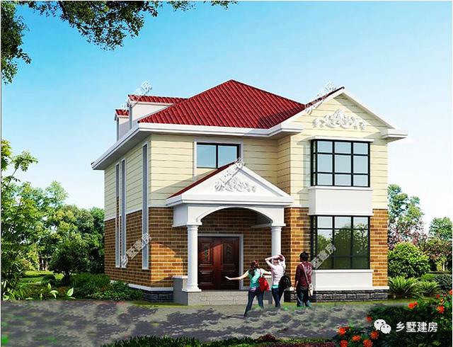 農(nóng)村自建小別墅設(shè)計(jì)圖！專為農(nóng)村小占地設(shè)計(jì)的房子！簡直美呆了！