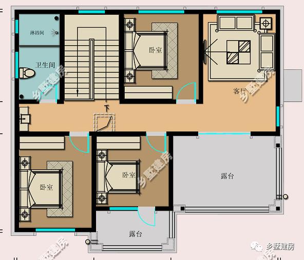 農(nóng)村自建小別墅設(shè)計(jì)圖！專為農(nóng)村小占地設(shè)計(jì)的房子！簡直美呆了！