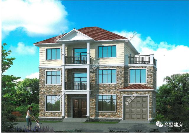 舒適的三層農(nóng)村別墅設(shè)計圖，別墅剛建成，媳婦娶進門，這樣的人生你羨不羨慕？