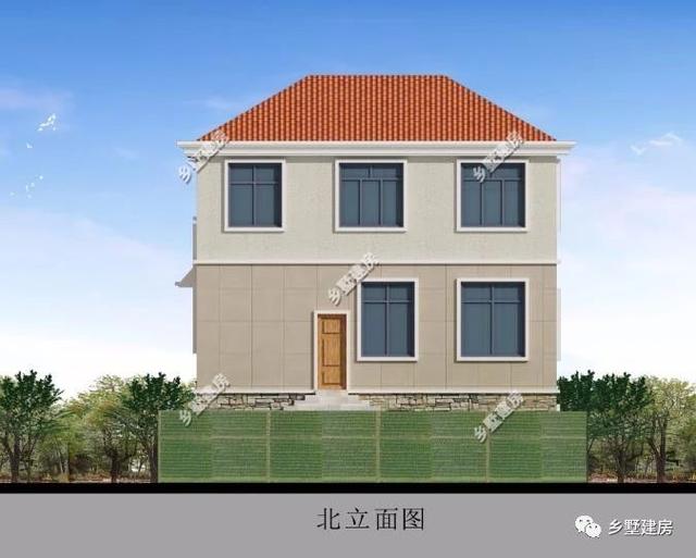 5室2廳4衛(wèi)帶車庫(kù)的三層歐式別墅設(shè)計(jì)圖，簡(jiǎn)約大氣，20多萬(wàn)能建這樣一套別墅也是很超值了！