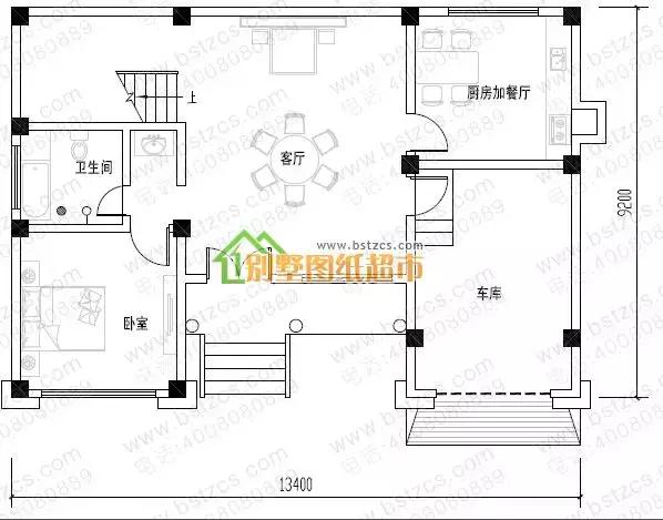 6套漂亮農村別墅戶型圖，進深都為10米，各有特點，一起來看看。