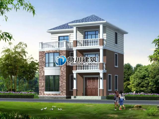 6套漂亮農村別墅戶型圖，進深都為10米，各有特點，一起來看看。