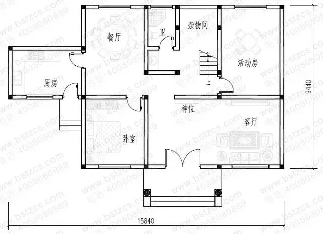 6套漂亮農村別墅戶型圖，進深都為10米，各有特點，一起來看看。