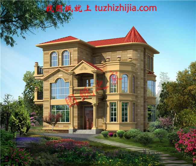 5款最好看的農(nóng)村三層樓房圖，亮瞎你的雙眼