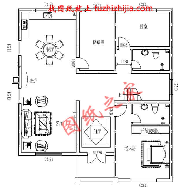 三層平頂樓房設計圖,外觀大氣美觀,內部結構更是精致實用