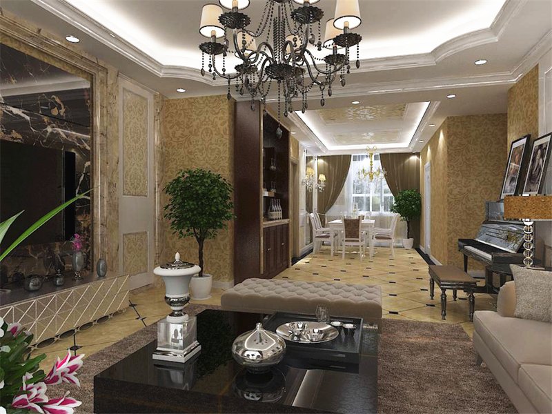 160平米的房子花了7萬塊錢裝修，歐美風情風格簡直太美了！