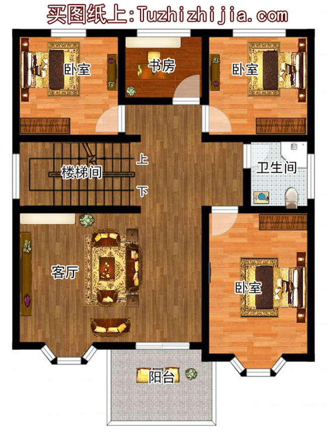 農村30萬別墅款式三層戶型，這幾款逼格高，實用強