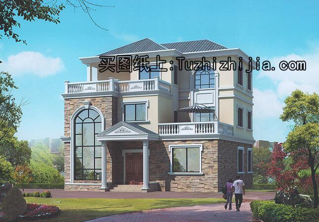 實景拍攝三層30萬別墅圖片大全，蓋好全村都跟風！