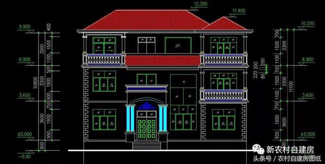 30萬的別墅設計圖，10年增值了4倍，現在都有人照著建