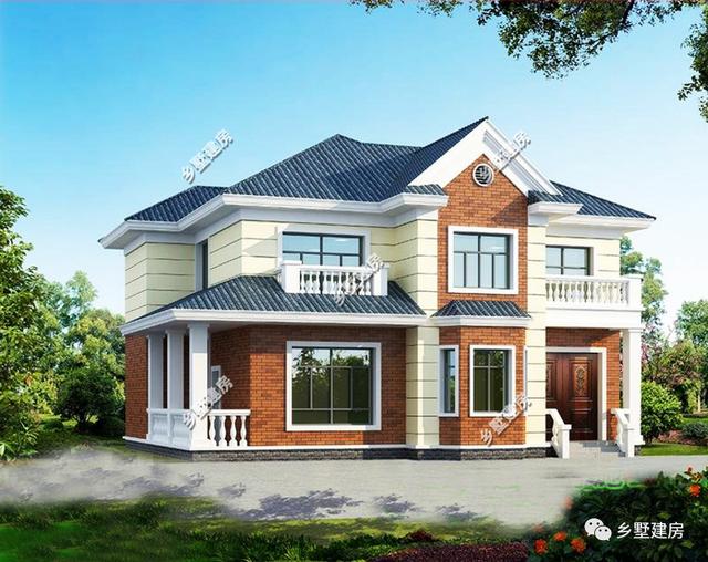 新式農村自建房設計圖，對傳統自建房說“不”，農村自建房就該這么建！簡單又大氣！