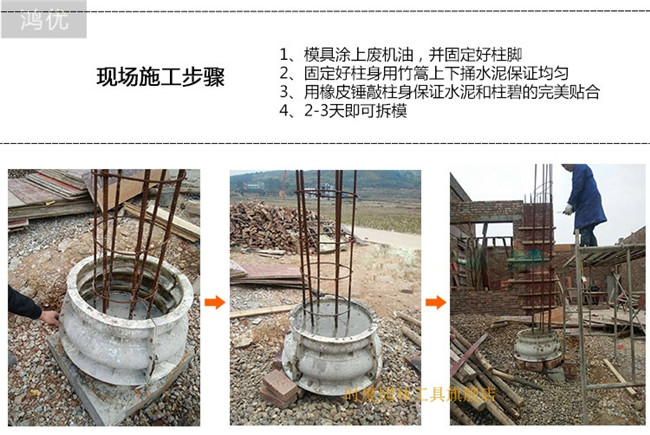 歐式羅馬柱模具構件，現澆ABS加厚，水泥柱子塑料鋼